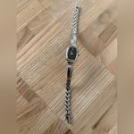 Seiko Diamond Vintage Ladies Watch Black Dial Diamond Marker Stainless Bracelet Photo 5