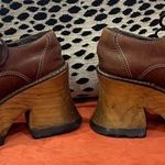 London Underground 90s Platform Shoes Vintage Brown Leather Grunge Y2K Sz 6 Photo 11