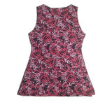 a.n.a  Y2K Boho Sleeveless Blouse Pink Brown Vintage Size Medium Photo 1