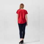 Universal Standard Viva Boatneck Top Holiday Red Small/14/16 Photo 6