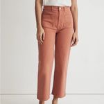 Madewell Emmett 2.0 Wide-Leg Crop Pants in Dried Rose size 25 Photo 1