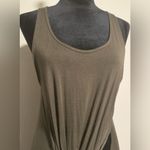 Free People EUC  Beach Olive Green Slit Dress size medium Photo 2