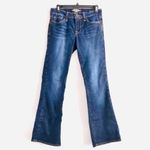 Lucky Brand  Jean 4 27 Dayton Sweet N Low Flare Blue Ol Redwood Photo 3