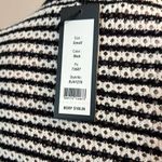 Romeo + Juliet Couture  Halter Cold Shoulder Blouse Top Black / White small #117 Photo 6