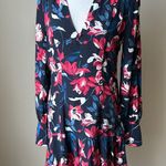 Tanya Taylor  Tulip Poppy Floral Silk Dress Photo 2