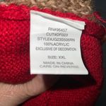 Born Famous Red Reindeer Christmas Holiday Sweater Cropped Cabin Crewneck XXL Photo 10