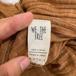 We The Free Free People  Rust Ribbed Wrap Tie Top Size Small Photo 3