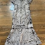 JS Collections  NWT Soutache Embroidered midi trumpet Dress,6, special occasions Photo 3