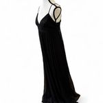 Laundry by Shelli Segal vintage‎ Y2k LAUNDRY 100% SILK BLack Whimsy goth maxi Dress size 10 EUC. Photo 3