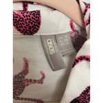 ASOS  Cheetah Button Up Shirt 6 White Pink Long Sleeve Baddie Indie Sleaze E-Girl Photo 6