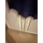 We The Free  Navy Blue Long Sleeve Henley Top Distressed Detail XS Photo 1