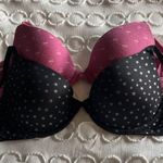 Victoria's Secret Victoria’s Secret Women's Starry Black and Pink T Shirt Bra Set Size 32C Photo 0