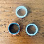 Set of 3 Silicone Rings Black Photo 2