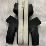 Vince Eres Slingback Matte Black Rubber Sport Sandals Size 5.5M Open Toe Photo 6