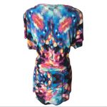 Mossimo Bright Multicolored Tunic Top XS Purple Photo 1