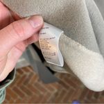 NAP Loungewear gray patchwork 100% wool long overcoat coat size medium luxury Photo 2