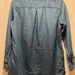 Eddie Bauer  Blue Denim Blouse Tunic Size Medium Photo 3