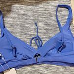 ANDIE NWT - Swim ‘The Crete’ Bikini Top | Periwinkle | Size Med | Rare Color Photo 6