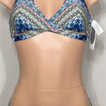 Lucky Brand BoHo Chevron reversible bikini. Small NWT Photo 0