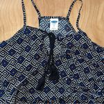 Old Navy Diamond Print Tassel Tank Top Photo 3