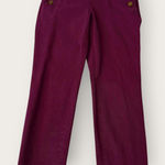 Banana Republic  Women's Size 6 Maroon Ankle Stretch Sloan Dress Pants Photo 0