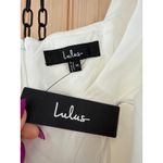 Lulus NWT  Your Sweetie White Tie-Strap Mini Dress Party Cocktail Classy Size S Photo 5