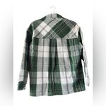 Aerie Offline by  XS  Plaid Green & White Jacket Shacket Oversized Women’s Layers Photo 1