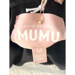 Show Me Your Mumu Taylor Tube Mini Dress in Black Luxe Satin M NWT Photo 5