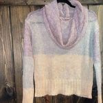 Anthropologie Knitted & Knotted Melting Blocks Sweater Orange Size M Photo 0