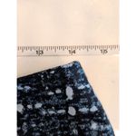 Grace Black Gray Abstract Print Cotton Pencil Skirt Size 6 Back Slit Lined Blue Photo 3