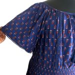 J Gee Free People inspired Blue Paisley Print Boho Dress Size 2X Photo 5