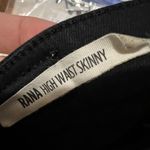 Tally Weijl Black Jeans Embroidered Hi Rise Skinny Distressed Size Small Photo 9