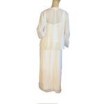 Studio I  CREAM SHIFT DRESS WITH SHEER JACKET & SEQUIN  EMBROIDERED ACCENTS (14) Photo 3