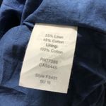 Madewell  Plaid Off Shoulder Mini Dress 6 Small Blue Checker Checkers Picnic Photo 5