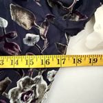 Altar'd State Altar’d State Romper Womens S Navy Floral Velvet Burnout Ruffle Boho Date Night Photo 6