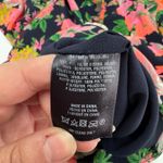 Cartonnier Anthropologie Blazer Womens Large Black Floral Print Jacket Pink Photo 3