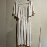 Bobeau B Collection by Mathilde Smocked Dress in cream L Photo 4