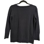 Loft Navy Whale Embroidered Crewneck Long Sleeve Knit Cotton Sweater Size XS Photo 2