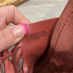 Michael Kors  coral braided leather‎ suede heeled clogs Photo 7