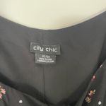 City Chic  Black Floral Ruffle Tiered Maxi Dress Plus Size XL 22 Feminine Garden Photo 2