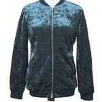 Romeo + Juliet Couture green velvet jacket with pockets / M / NWOT Photo 0