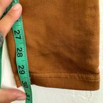 American Apparel HIGH WAISTED DISCO PANTS IN TAN DENIM sz SMALL Photo 5