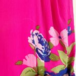 Abercrombie & Fitch Floral Pink Mini Ruffle Dress Large Photo 9