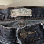 Free People  Dark Wash Jeans Women's Size 27 | Distressed | Pockets | Button Fly Photo 5