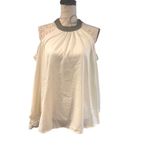 Yilian Fashion Pearl Button Top Large White Photo 10