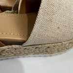 Soda Beige Size 10 New Platform Espadrille Ankle Strap Sandals Photo 8
