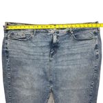 Torrid Plus Size 24 Blue Midi Denim Front Slit Skirt Casual Photo 2