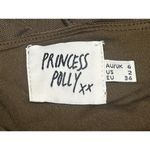 Princess Polly Brown Sleeveless Mesh Patchwork T Shirt Blouse Crop Top Size 2 Photo 2