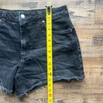 ASOS Petite Women’s High Rise Black Denim Jean Shorts Size 10P Photo 3