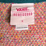 Vans x IRENEISGOOD Green Jacquard Print Oversized Cardigan Sweater Size Small Photo 10